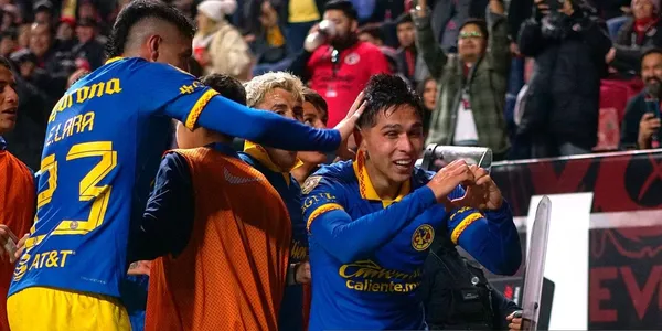 Salvador Reyes anotó los dos goles del América ante Xolos, pero aun así Salía del Nido