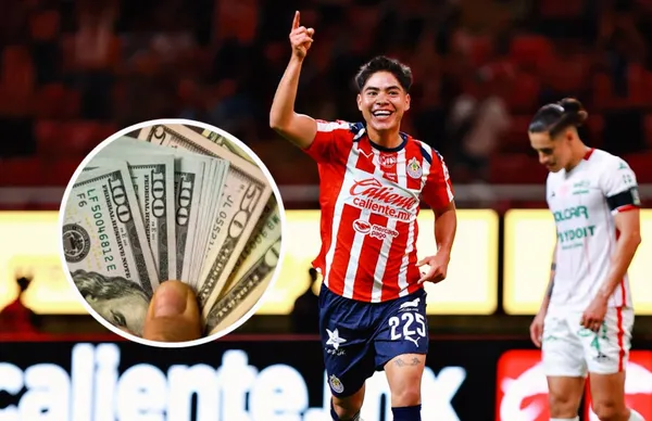 Samir Inda y dólares en mano/ Foto ESPN.