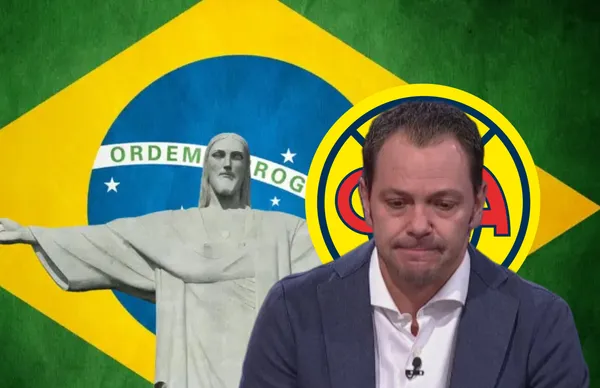 Santiago Baños y bandera de Brasil/Foto Movimiento Apostólico de Schoenstatt.