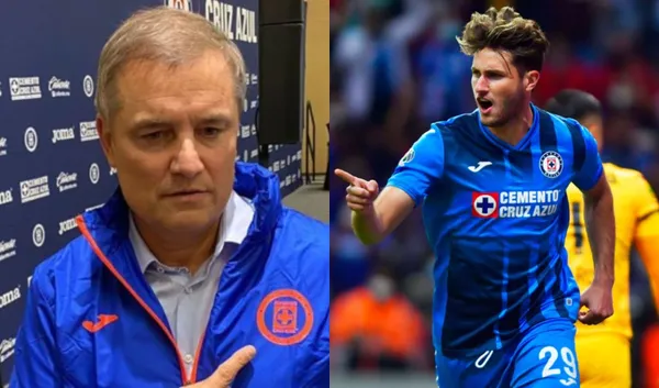 Santiago Giménes ya le toma afecto a Diego Aguirre