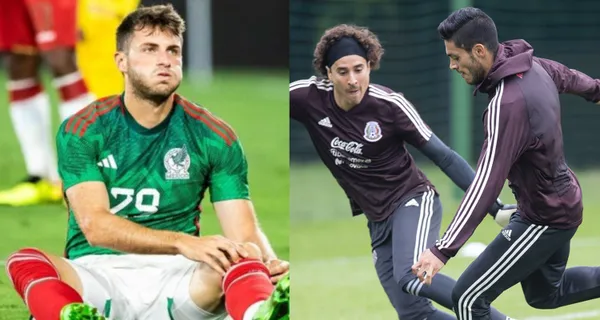 Santiago Giménez en dos minutos da una lección a Jiménez y Ochoa.