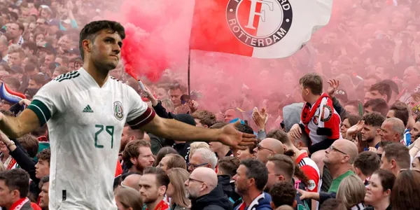 Santiago Giménez entró al cambio en el partido con Uzbekistán