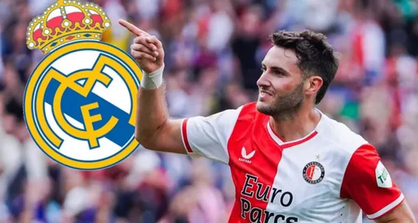 Santiago Giménez festeja gol con el combinado del Feyenoord (Fuente: Marca)