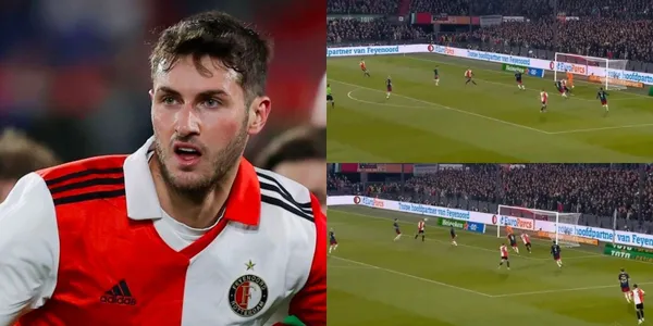 Santiago Giménez marca su gol número 22 con el Feyenoord, ahora en las semis de la Copa Países Bajos