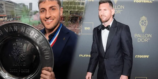 Santiago Giménez utiliza ternos de 979 dólares, lo que costaría el que usó Lionel Messi en la gala del Balón de Oro