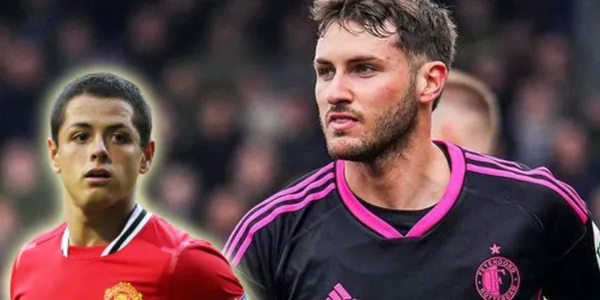 Santiago Giménez y Chicharito Hernández (Fuente: ESPN)