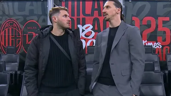 Santiago Giménez y Zlatan Ibrahimovic