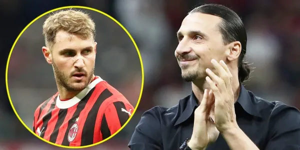 Santiago Giménez y Zlatan Ibrahimovic (Fuente: MEXPORT)