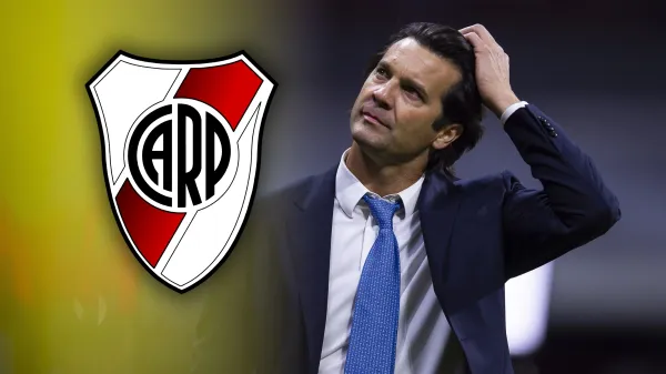 Santiago Solari durante su etapa como entrenador del Club América