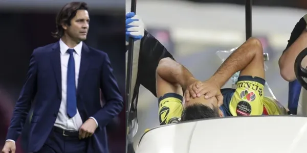 Santiago Solari no se guardó nada al ver cómo se fue Jesús López muy adolorido, directo a un quirófano por la lesión que le provocó el jugador de Olimpia