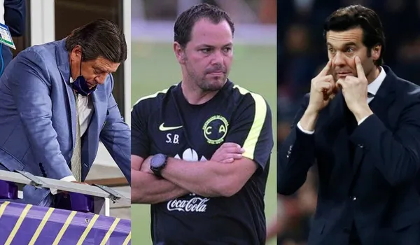 Santiago Solari pone carácter y así le responde a Santiago Baños sobre quitar y colocar jugadores en el Club América.