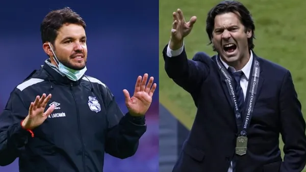 Santiago Solari salió expulsado y durante la jugada polémica Nicolás Larcamón tuvo una sorpresiva reacción