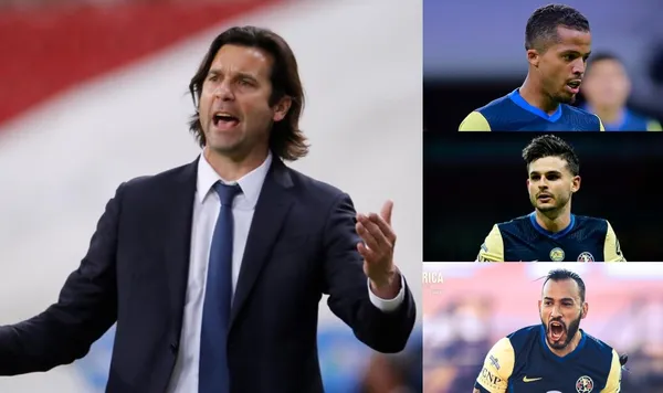 Santiago Solari y un mensaje contundente. El jugador no rinde en Club América y Santiago Solari tomó una decisión con el futbolista.