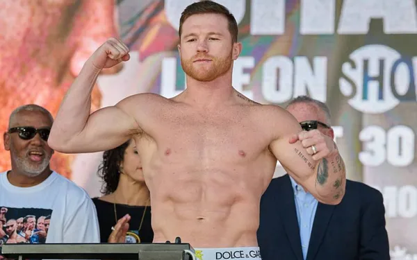 Saúl Álvarez . FOTO: Infobae