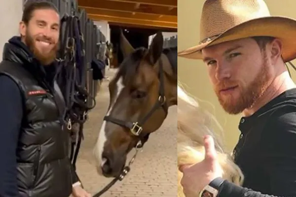 Saúl 'Canelo' Álvarez y Sergio Ramos son amantes de los caballos pero la diferencia de precios entre cada espécimen es abismal