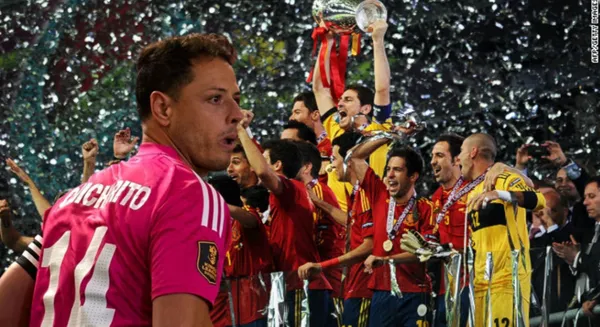 Se coronó en lo más alto del continente europeo y sería refuerzo de Javier Hernández.