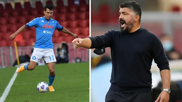 Se ha revelado la excusa que Gennaro Gattuso pondría para no darle los minutos que necesita Hirving Lozano en Società Sportiva Calcio Nápoli.