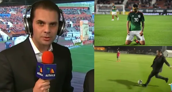 Se la vive criticando a los del Tri, Martinoli y el video de como le pega a una pelota y define a portería.