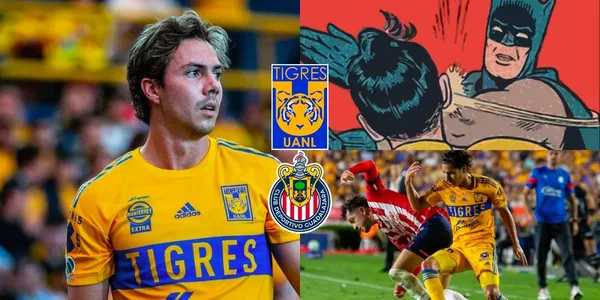 Se quejó del VAR ante Chivas, ahora le dejan un tremendo periodicazo al jugador de Tigres en redes