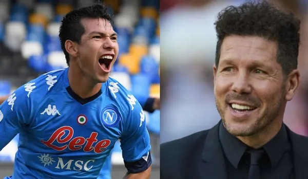 Se revelan las primeras charlas entre el Nápoli y Diego Simeone, esto dicen de Hirving Lozano y su futuro al Atlético de Madrid.