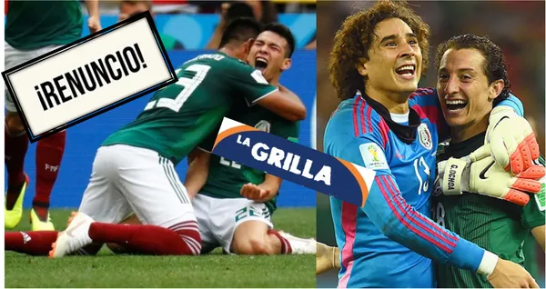 Se va y para siempre del Tri. El jugador se cansó de la grilla de Guillermo Ochoa y de Andrés Guardado. Ahora le dice no al Tri de manera definitiva, aunque fue una de la figuras ante Alemania, hace 4 años.