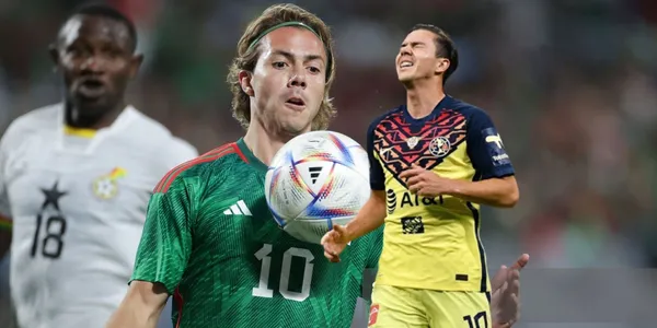 Sebastián Córdova estrenó playera en la selección mexicana y así le fue al mexicano