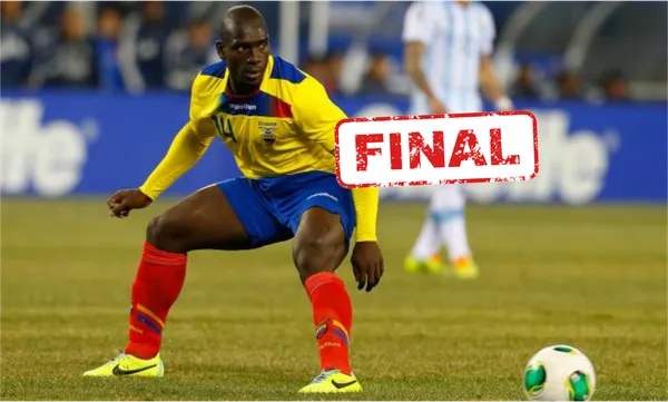 Segundo Castillo en un partido de Ecuador ante la selección de Argentina: (Foto: Expreso)