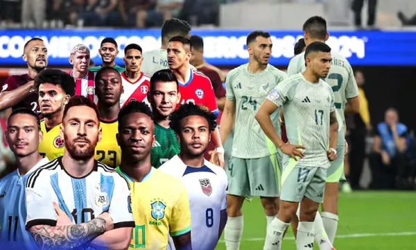 Selección de México tras la derrota ante Venezuela en Sofi (Fuente: AS)