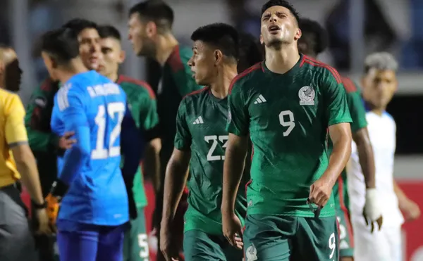 Selección Mexicana tras la derrota ante Honduras en la Nations League