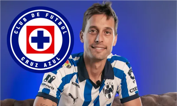 Sergio Canales fotografiado en su llegada a Rayados (Fuente: Rayados)