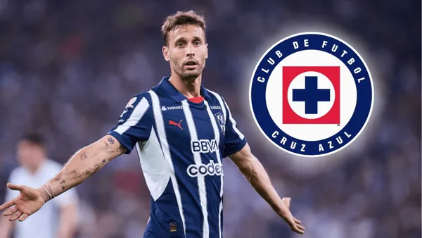 Sergio Canales y sello de Cruz Azul (Foto: MEXSPORT)