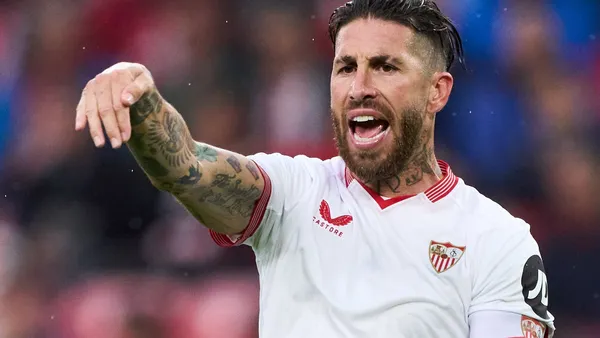 Sergio Ramos con Sevilla