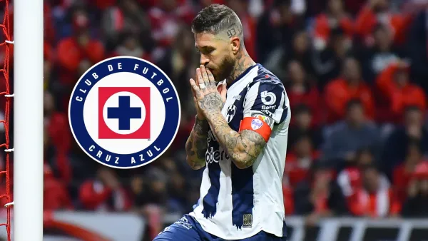 Sergio Ramos enfrentando a Toluca
