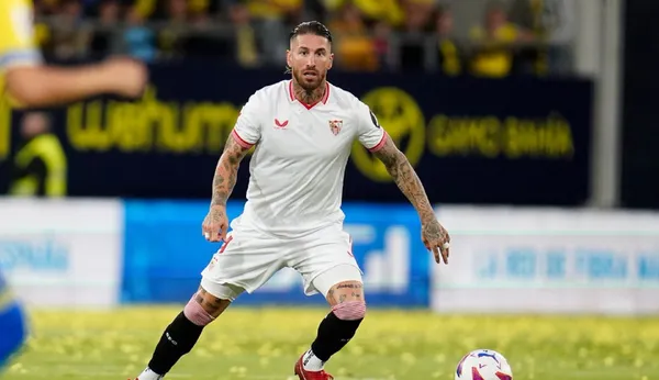 Sergio Ramos la pasada temporada con Sevilla