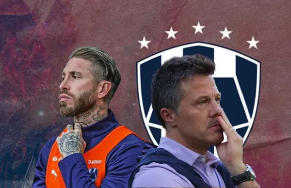 Sergio Ramos y José Antonio Noriega/Foto Rayados.