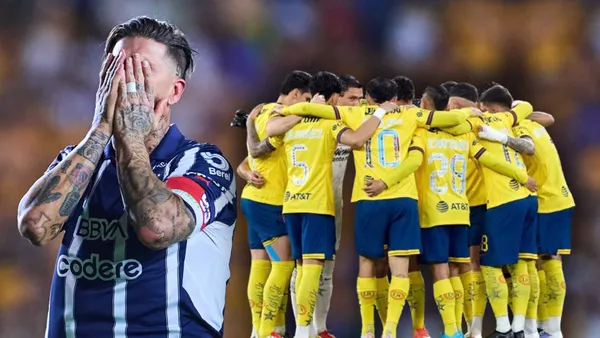 Sergio Ramos y jugadores del Club América (Foto: MEXSPORT)