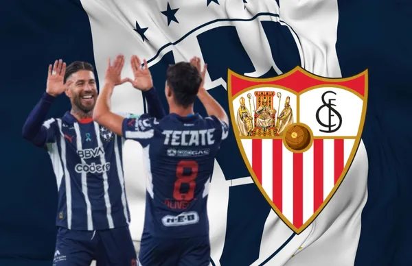 Sergio Ramos y Oliver Torrest, logo del Sevilla/Foto Vecteezy.