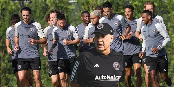 Terminó la paz en Miami, lo que hace Messi con sus compañeros del Inter.