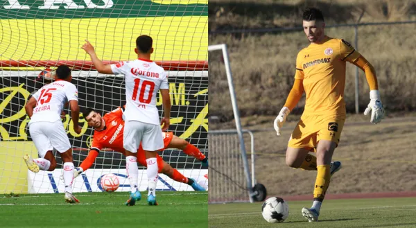 Tiago Volpi debutó con los Diablos con penal atajado