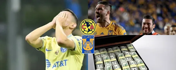 Tigres humilla al América a base de billetazos mientras al Ave ya no le alcanza para los bombazos.