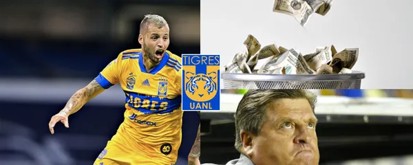 Tigres vendería al delantero uruguayo por menos dinero del que llegó a alcanzar.