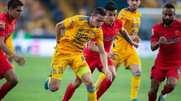 Tigres y Toluca empatan al finalizar la primera mitad