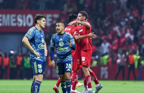 Toluca celebró con intensidad ante un América que no encontró respuestas en el campo / Foto: MexSport