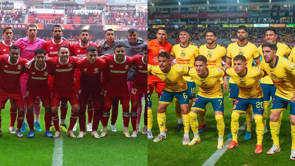 Toluca recibirá al América en la J17. | Foto: X oficial del @TolucaFC y @ClubAmerica