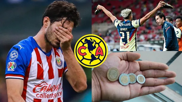 Trajo de hijo a Chivas en los clásicos nacionales, ganaba 60 millones de pesos en el América ahora tan solo 577 pesos