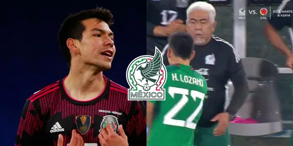 Tras agredir a un miembro del staff del Napoli, ahora Hirving Lozano hace lo mismo en el Tri.