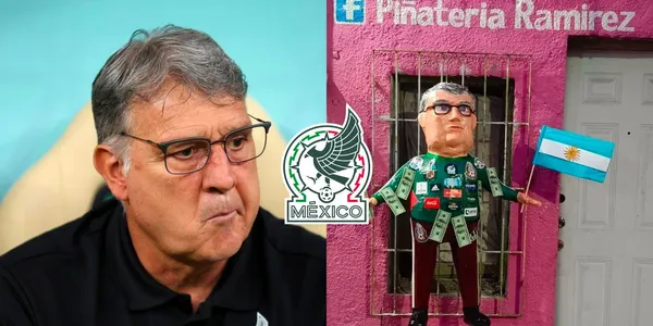 Tras fracasar en el Mundial con el Tri, hacen una piñata de Gerardo Martino que ha causado revuelo en redes