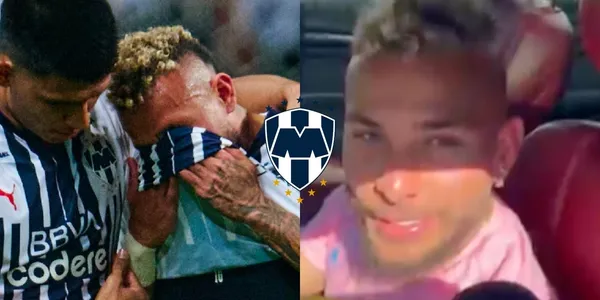 Tras llorar por su salida del campo, Duván Vergara rompe el silencio en Rayados y habla de su lesión