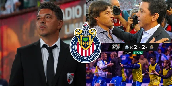 Tras ser eliminados ante el Puebla, Chivas buscaría a Marcelo Gallardo como nuevo DT.