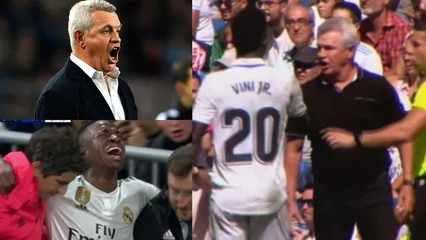 Tremenda pelea se armó durante el partido entre Real Madrid y mallorca entre el entrenador Javier Aguirre y el delantero brasileño Vinicius